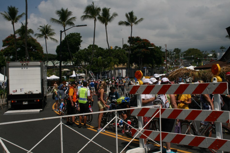 2013IMKonaBikeCheckinTitle