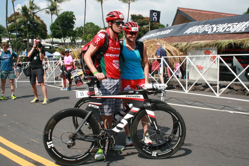 2013IMKonaBikeCheckInCunnamaAndSwallow