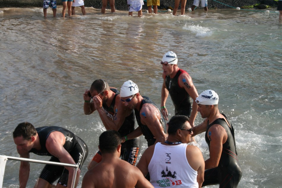 2013IMKonaSwimFinishPack1