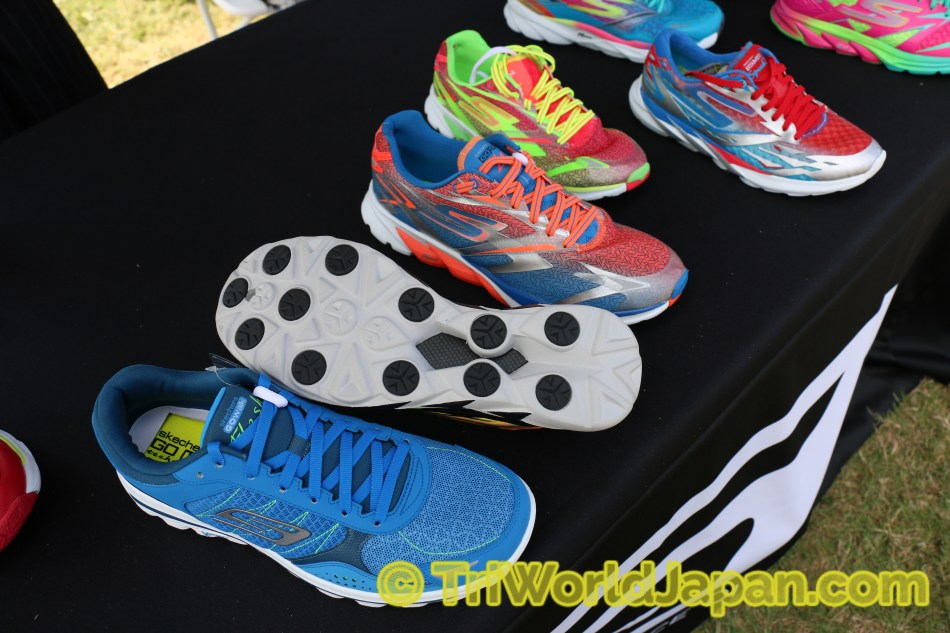 本格的にランシューズ業界参入したアメリカ発スケッシャーは、今回ハワイでもブース展開