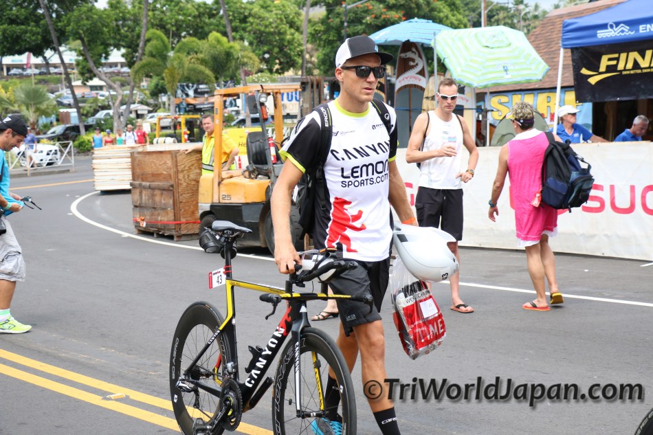 今年IM70.3世界５位のドイツ代表Nils Frommfold