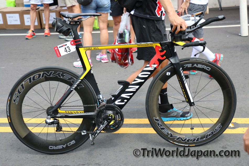 ドイツ代表NIls FrommfoldのCanyon TTカスタムペイントバイク