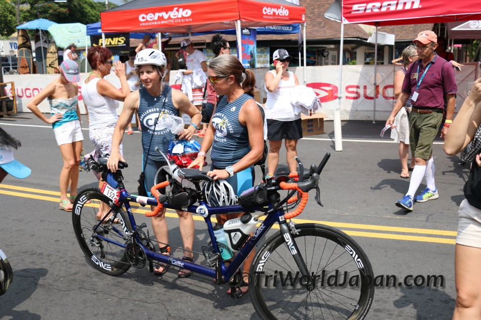 チャレンジアスリートのタンデムバイク